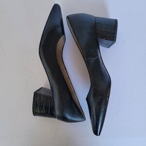 Franco Sarto Callan Embossed Block Heel Pumps. Size 9.5M